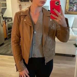 Faux Leather Jacket